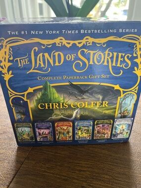Land of stories book by Chris Colfer complete box set.  Perfect condition!